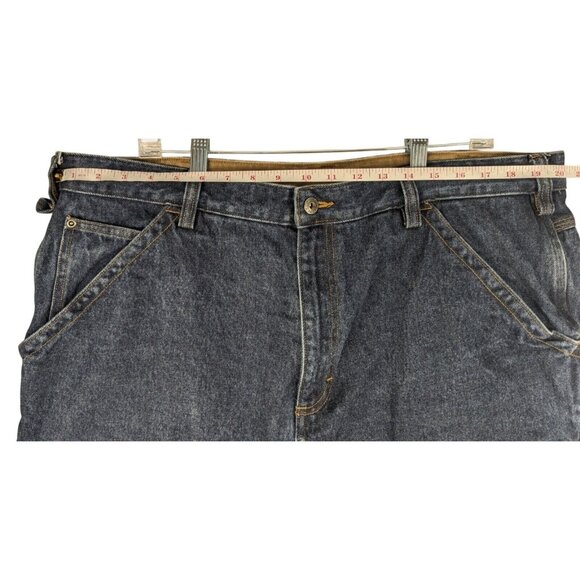 Duluth Trading Co Jeans Mens 42x30 Blue Carpenter Denim Casual Work Pants Y2K - Picture 3 of 9